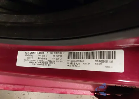 2013 Chrysler 200 Touring from USA, damaged, VIN 1C3CCBBB2DN545242